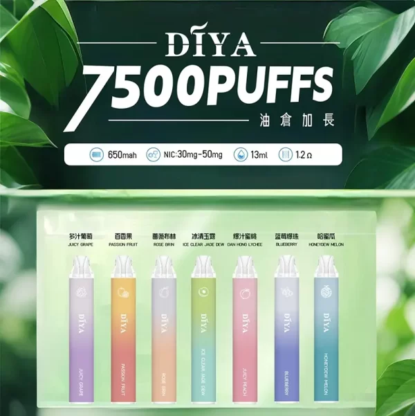 DIYA拋棄式7500 DIYA拋棄式7500