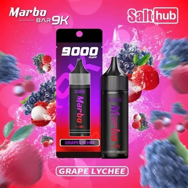marbo bar 9000 puffs GRAPE LYCHEE 葡萄荔枝 marbo bar 9000 puffs GRAPE LYCHEE 葡萄荔枝