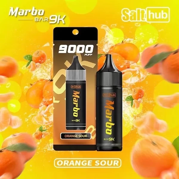 marbo bar 9000 puffs ORANGE SOUR 橙子 marbo bar 9000 puffs ORANGE SOUR 橙子