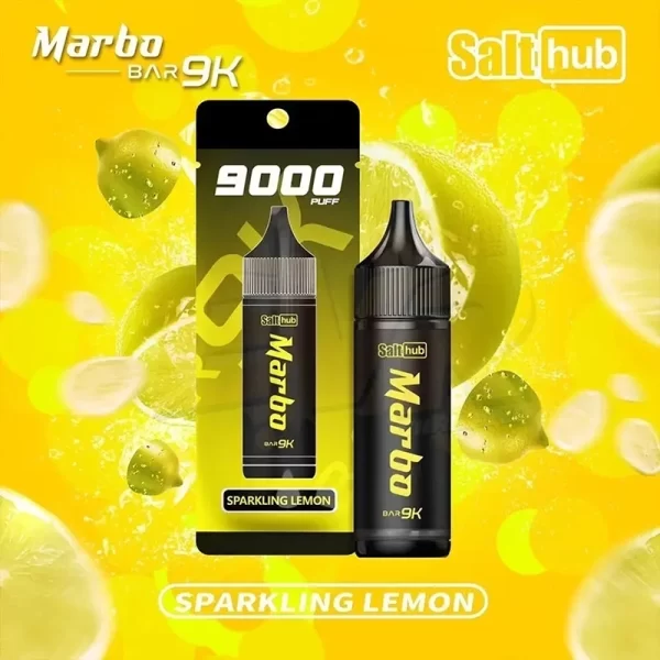 marbo bar 9000 puffs SPARKLING LEMON 氣泡檸檬 marbo bar 9000 puffs SPARKLING LEMON 氣泡檸檬