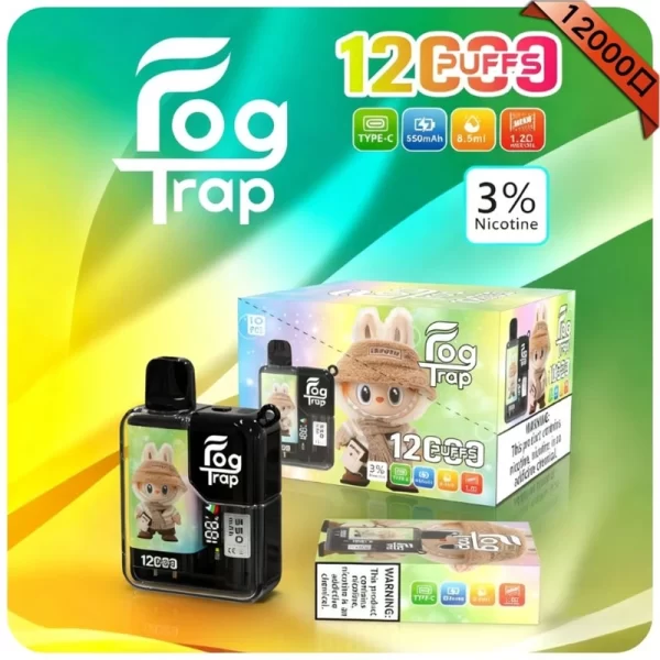 Fog Trap 拉布布系列 12000口拋棄式 Fog Trap 拉布布系列 12000口拋棄式